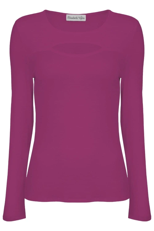 Raspberry Radiance FARI z długimi rękawami przód.jpg