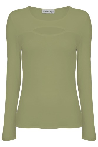 Oil Green FARI z długimi rękawami przód.jpg