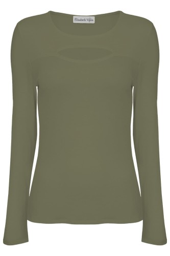 Dusty Olive FARI z długimi rękawami przód.jpg