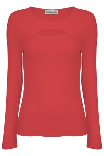 Ribbon Red FARI z długimi rękawami przód.jpg