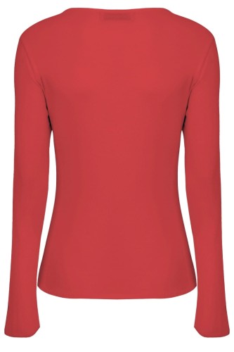 Ribbon Red FARI z długimi rękawami tył.jpg