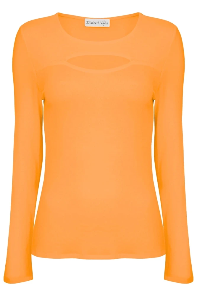 Blazing Orange FARI z długimi rękawami przód.jpg