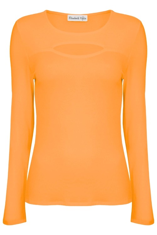 Blazing Orange FARI z długimi rękawami przód.jpg