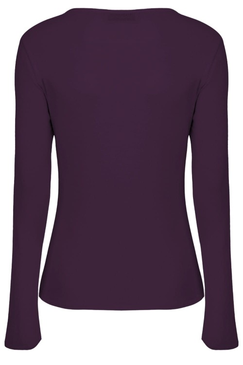 Plum Purple FARI z długimi rękawami tył.jpg