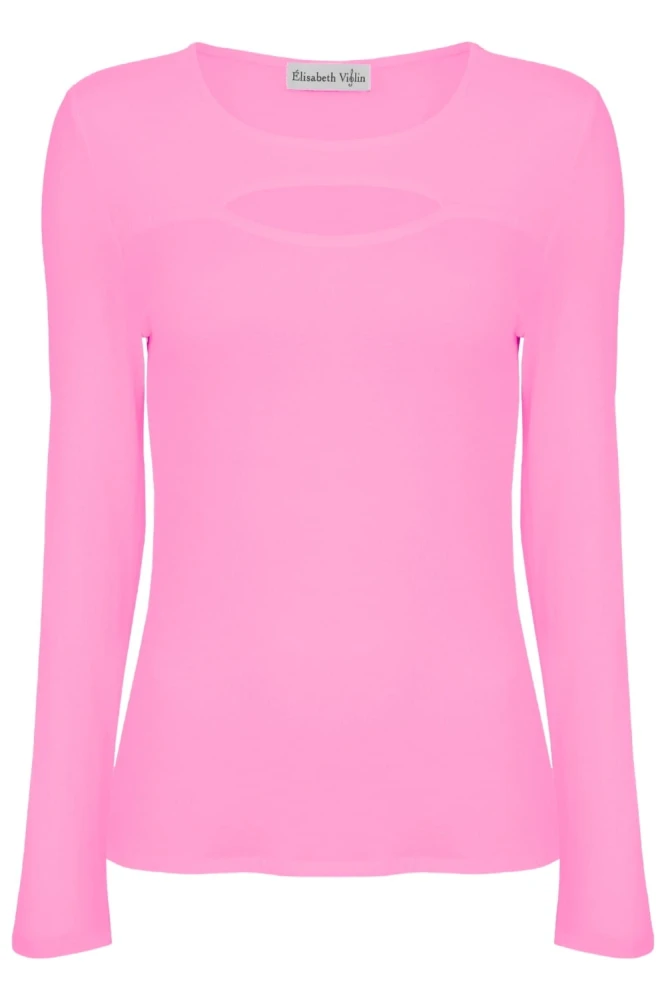 Aurora Pink FARI z długimi rękawami przód.jpg