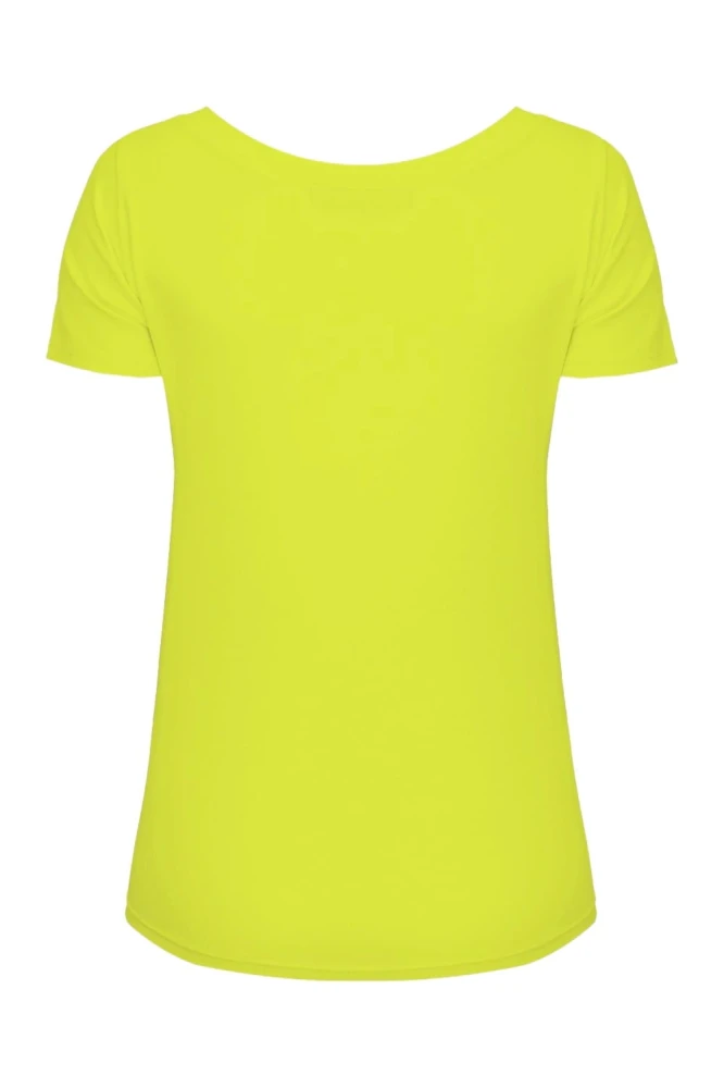 Bright Chartreuse FLORA z krótkimi rękawami tył.jpg
