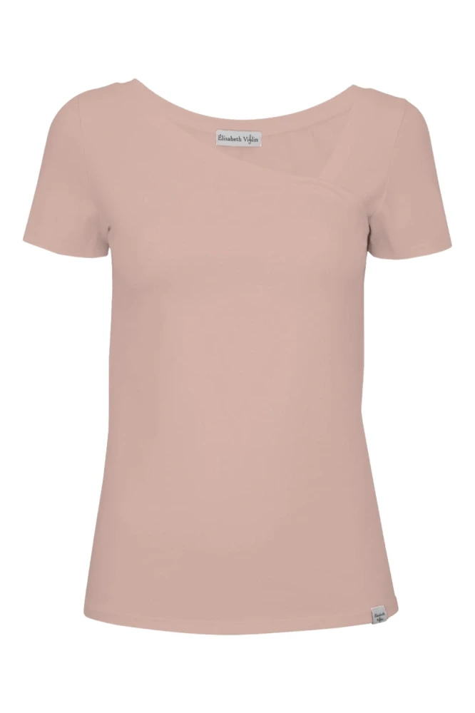 Warm Taupe FLORA z krótkimi rękawami przód.jpg