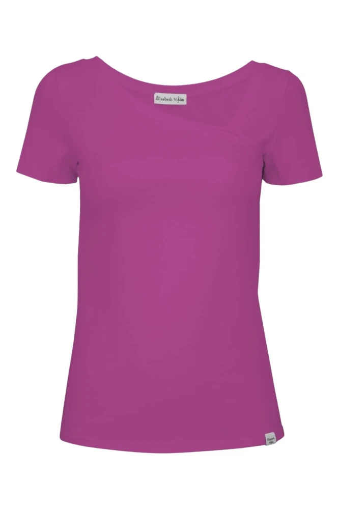 Festival Fuchsia FLORA z krótkimi rękawami przód.jpg