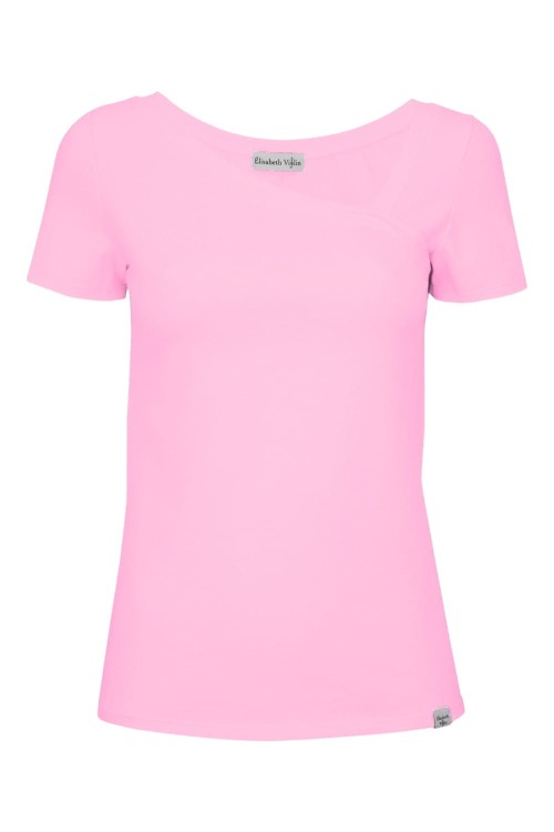 Sea Pink FLORA z krótkimi rękawami przód.jpg