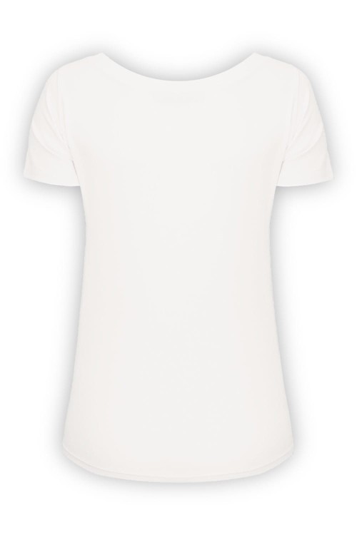 Star White FLORA z krótkimi rękawami tył.jpg