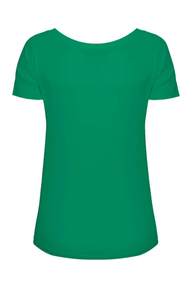Deep Green FLORA z krótkimi rękawami tył.jpg