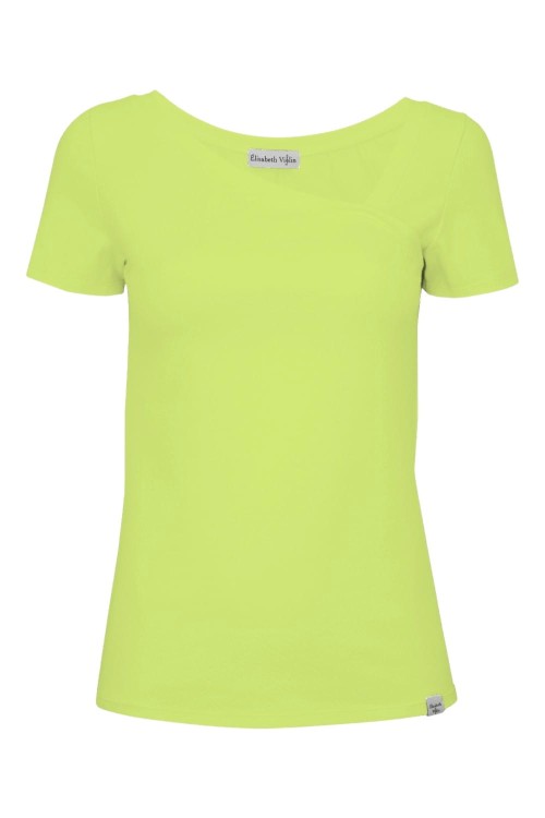 Green Glow FLORA z krótkimi rękawami przód.jpg