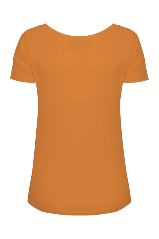 Golden Ochre FLORA z krótkimi rękawami tył.jpg