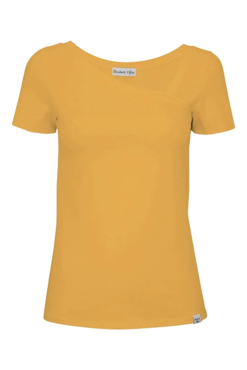 Bright Gold FLORA z krótkimi rękawami przód.jpg