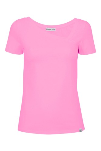 Aurora Pink FLORA z krótkimi rękawami przód.jpg