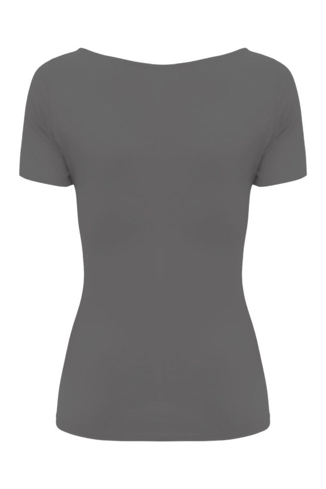 Charcoal Gray LARMA z krótkimi rękawami tył.jpg