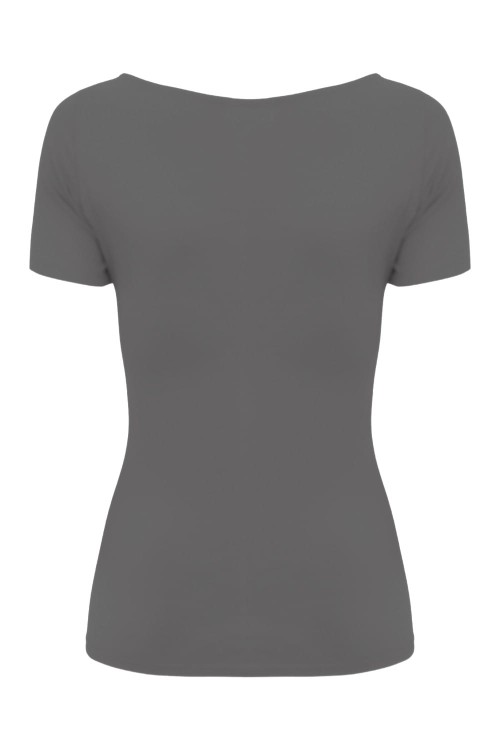 Charcoal Gray LARMA z krótkimi rękawami tył.jpg