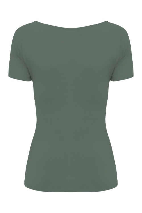 Balsam Green LARMA z krótkimi rękawami tył.jpg