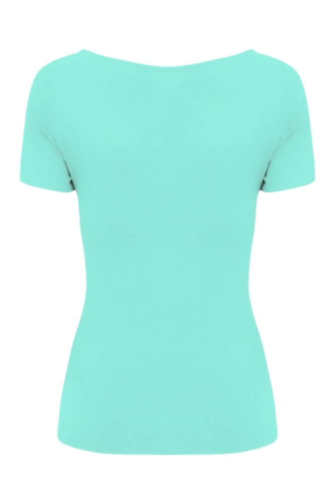 Blue Turquoise LARMA z krótkimi rękawami tył.jpg