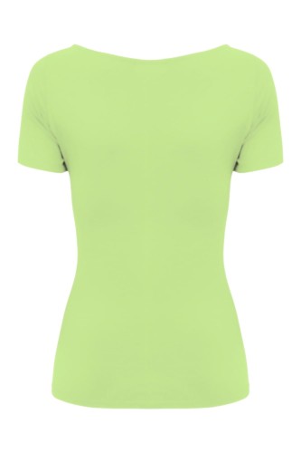 Sap Green LARMA z krótkimi rękawami tył.jpg