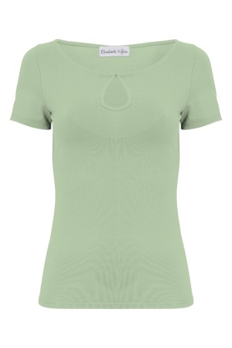 Iceberg Green LARMA z krótkimi rękawami przód.jpg