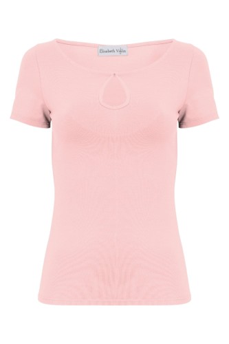 Misty Rose LARMA z krótkimi rękawami przód.jpg