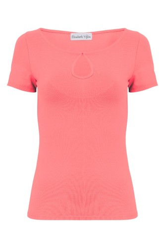 Tea Rose LARMA z krótkimi rękawami przód.jpg