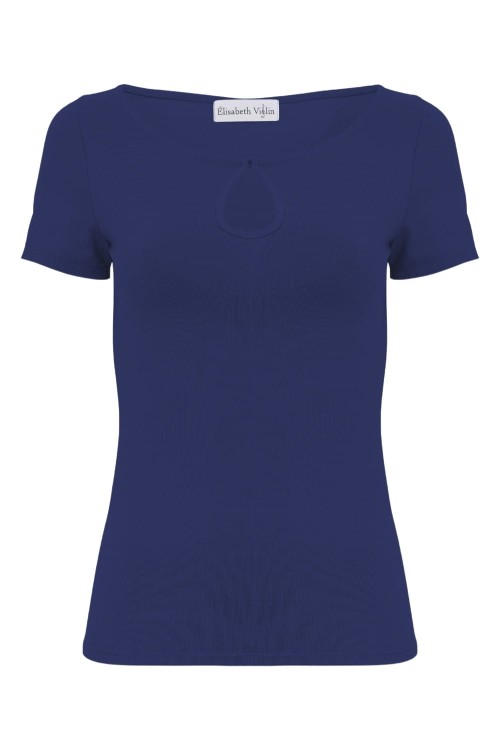 Sodalite Blue LARMA z krótkimi rękawami przód.jpg