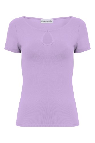 Lavendula LARMA z krótkimi rękawami przód.jpg