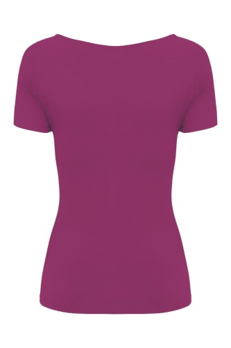 Raspberry Radiance LARMA z krótkimi rękawami tył.jpg