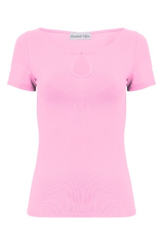 Sea Pink LARMA z krótkimi rękawami przód.jpg