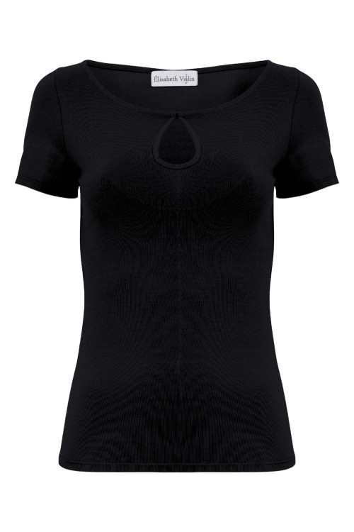 Black LARMA z krótkimi rękawami przód.jpg