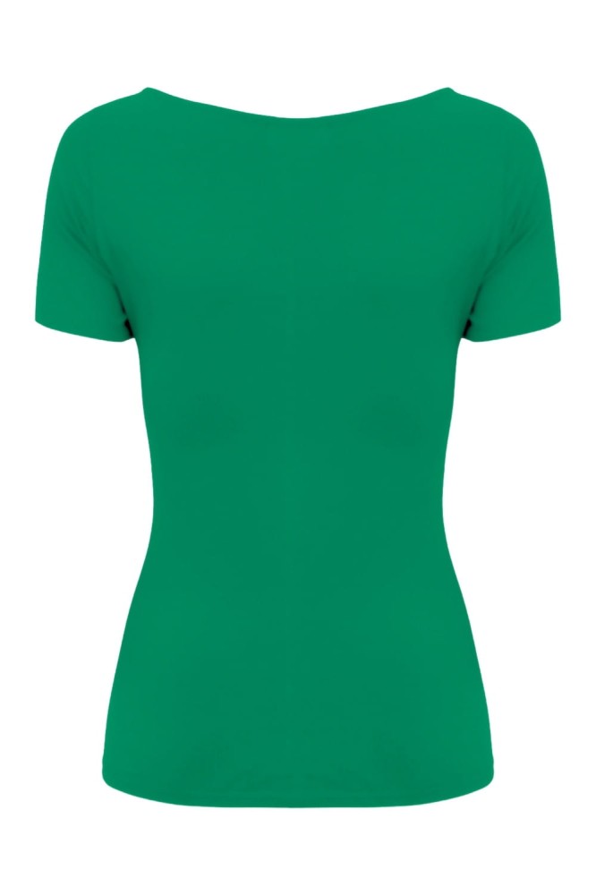 Deep Green LARMA z krótkimi rękawami tył.jpg