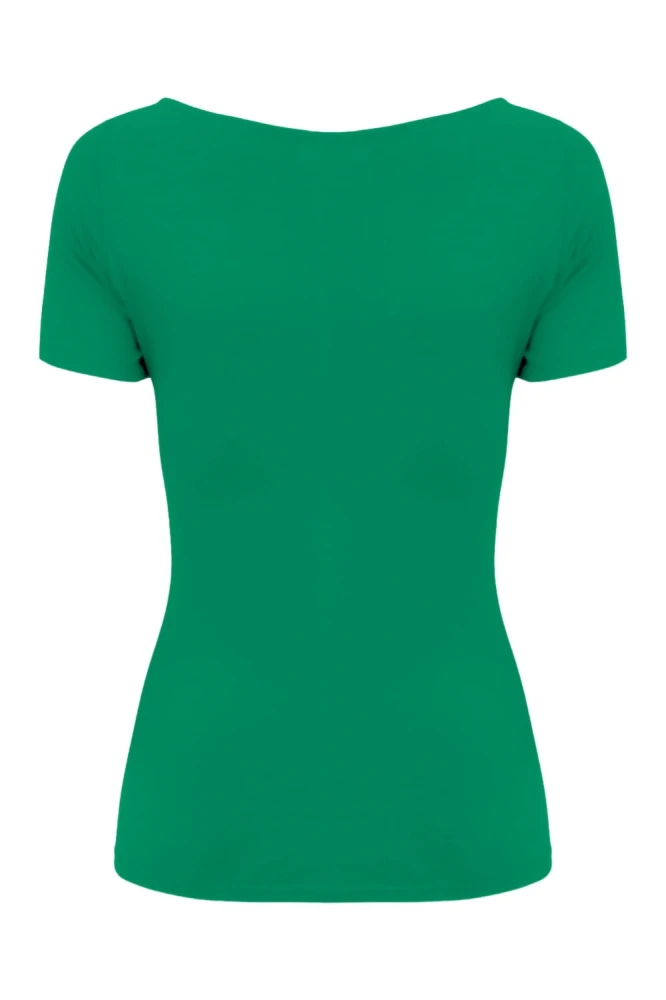 Deep Green LARMA z krótkimi rękawami tył.jpg