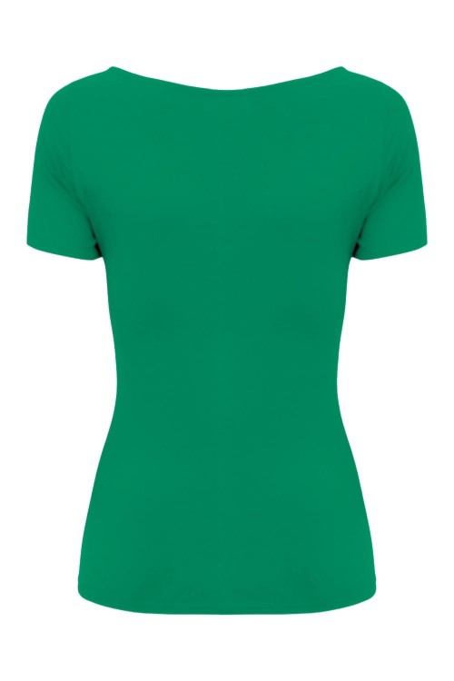 Deep Green LARMA z krótkimi rękawami tył.jpg