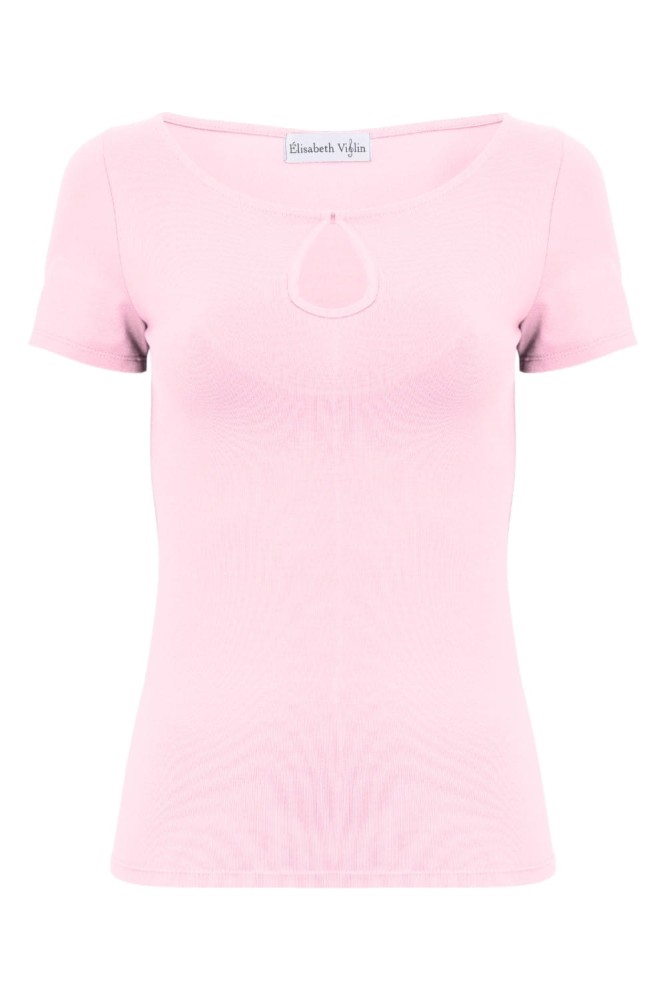 Parfait Pink LARMA z krótkimi rękawami przód.jpg