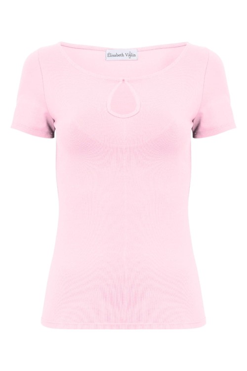 Parfait Pink LARMA z krótkimi rękawami przód.jpg