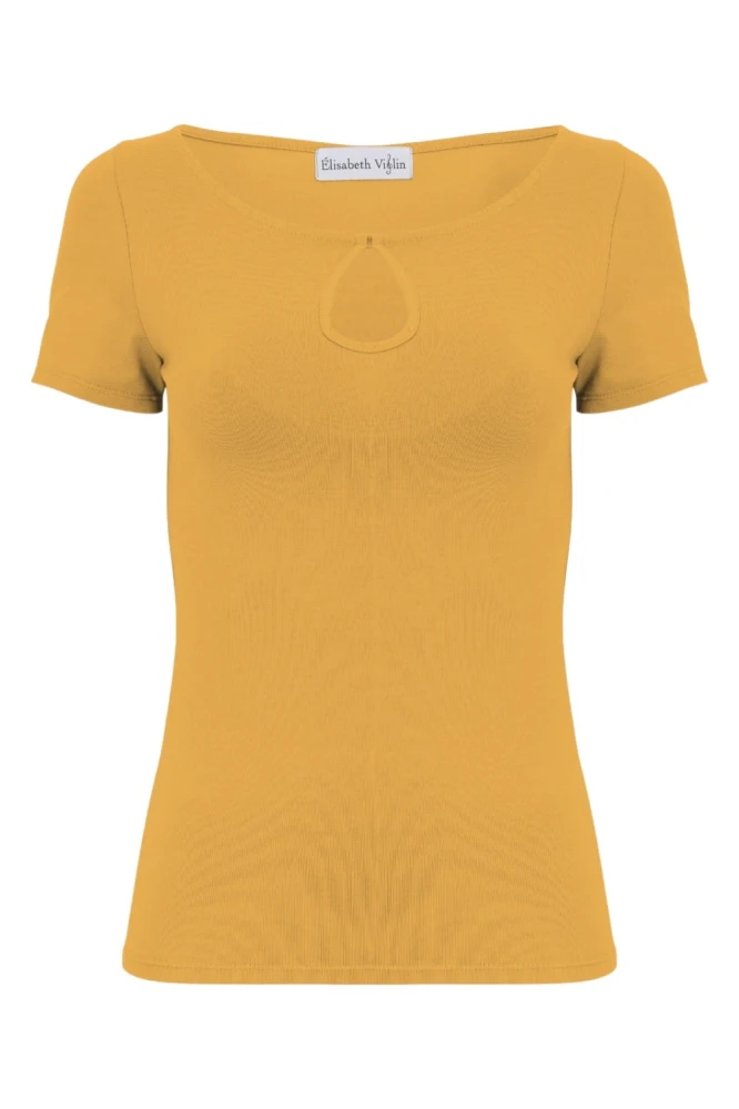 Bright Gold LARMA z krótkimi rękawami przód.jpg