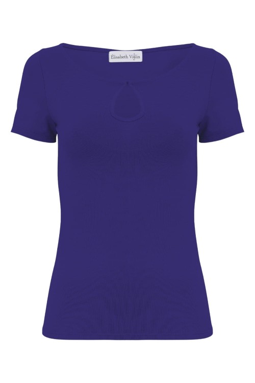 Clematis Blue LARMA z krótkimi rękawami przód.jpg