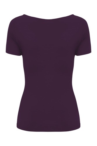 Plum Purple LARMA z krótkimi rękawami tył.jpg