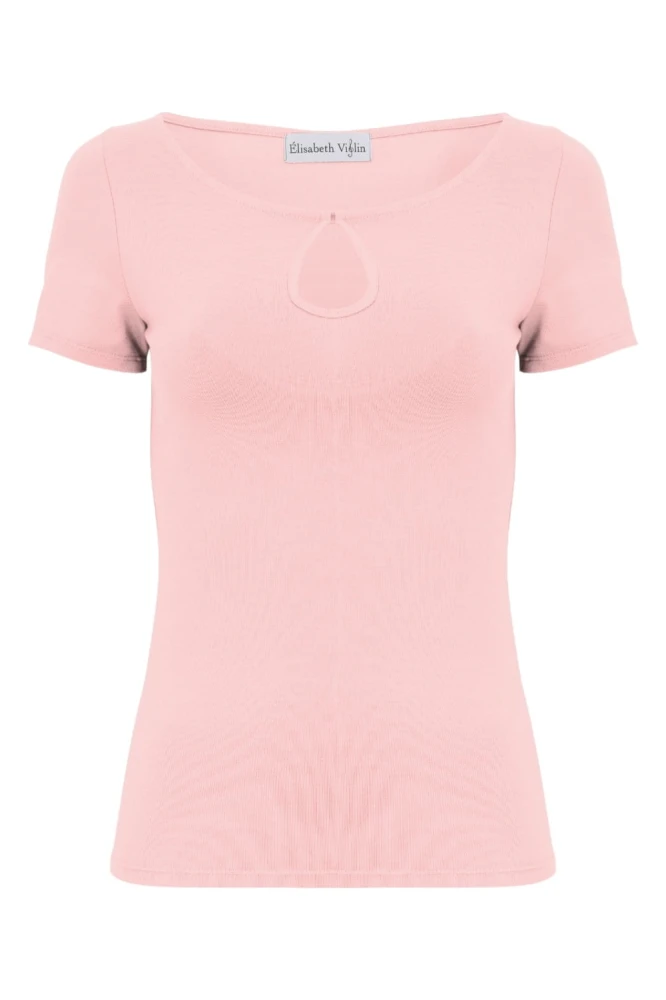 Misty Rose LARMA z krótkimi rękawami przód.jpg
