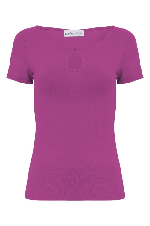 Festival Fuchsia LARMA z krótkimi rękawami przód.jpg