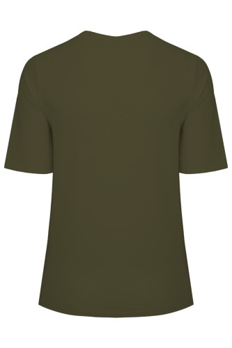 Olive Night THEA z krótkimi rękawami tył.jpg