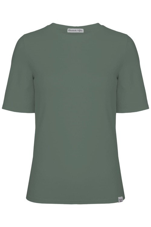 Balsam Green THEA z krótkimi rękawami przód.jpg