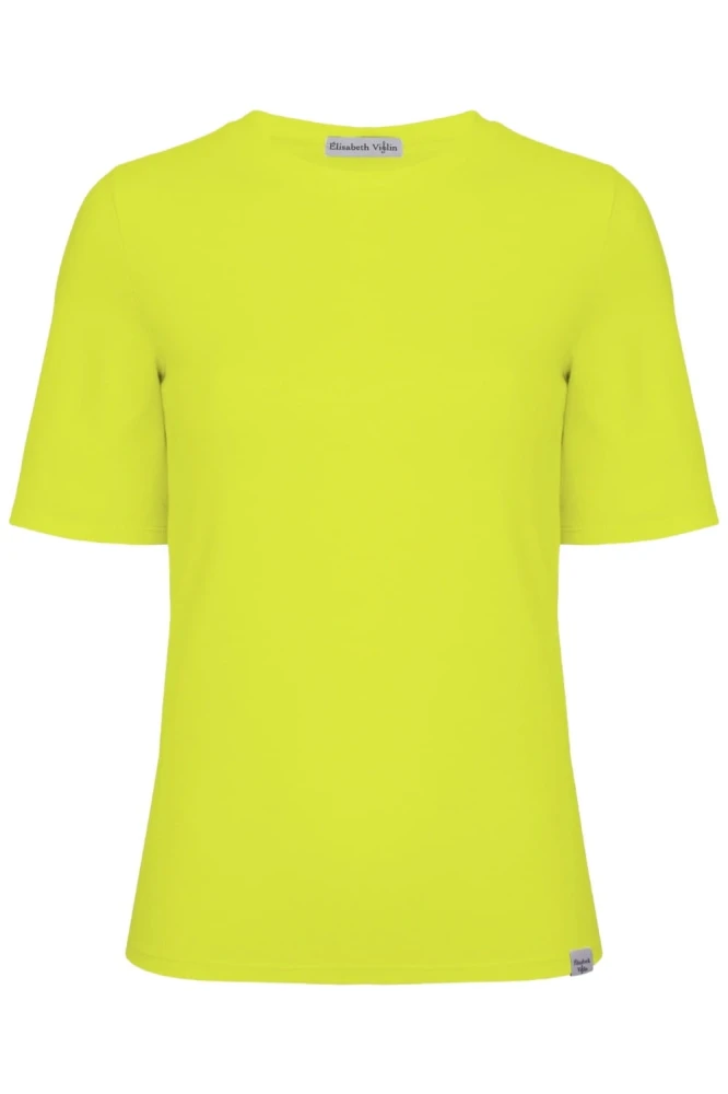 Bright Chartreuse THEA z krótkimi rękawami przód.jpg