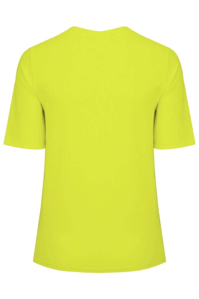 Bright Chartreuse THEA z krótkimi rękawami tył.jpg