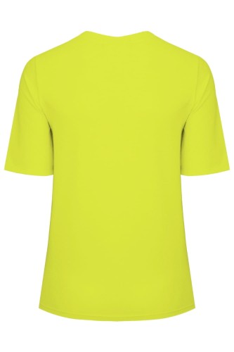 Bright Chartreuse THEA z krótkimi rękawami tył.jpg