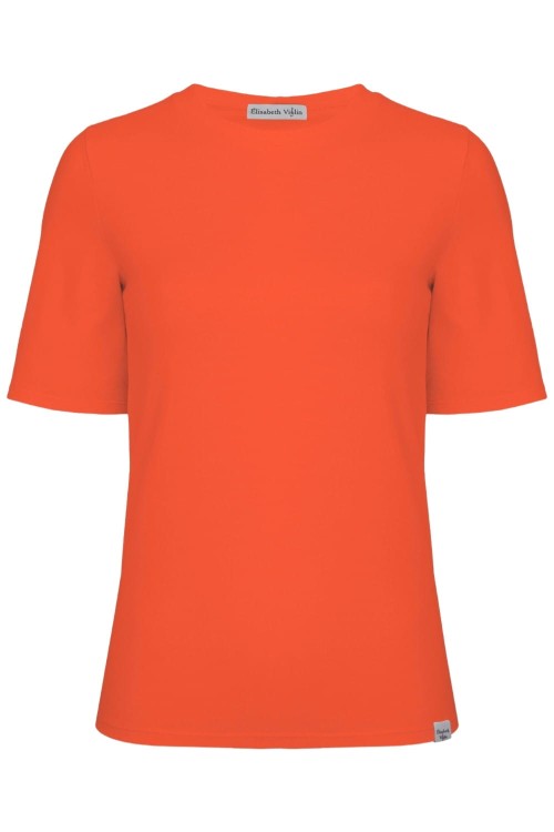 Flame Scarlet THEA z krótkimi rękawami przód.jpg