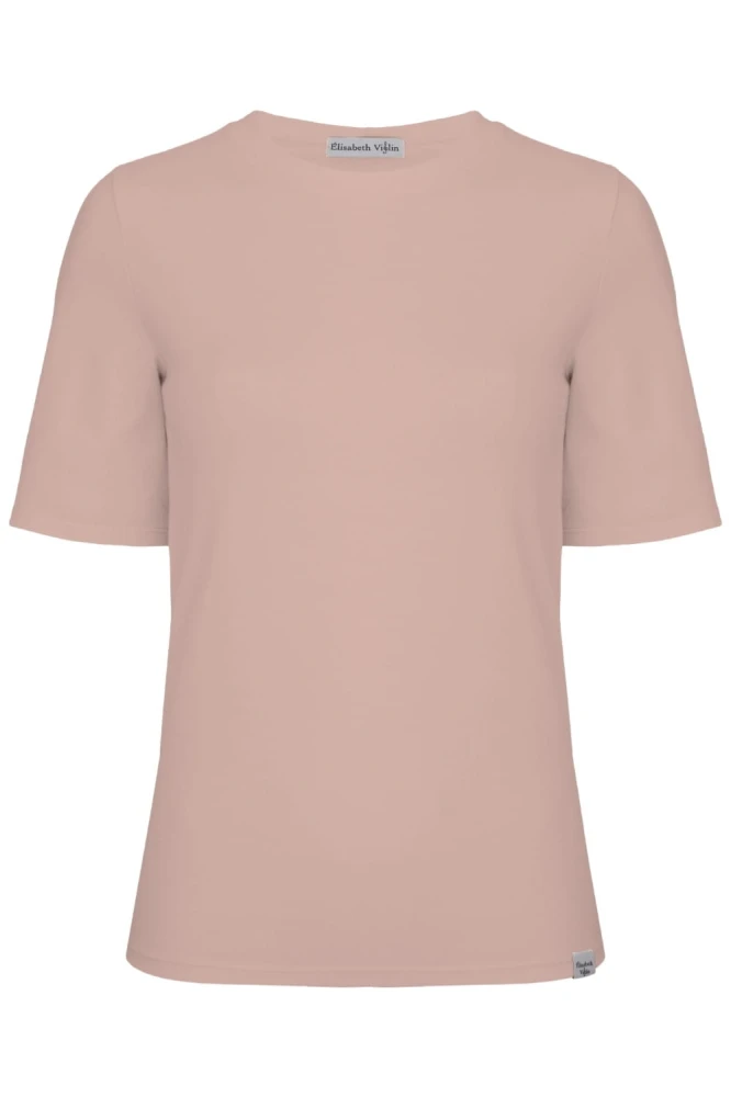 Warm Taupe THEA z krótkimi rękawami przód.jpg