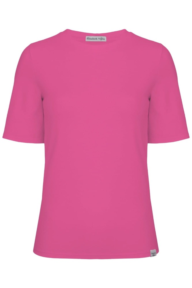 Fuchsia Rose THEA z krótkimi rękawami przód.jpg